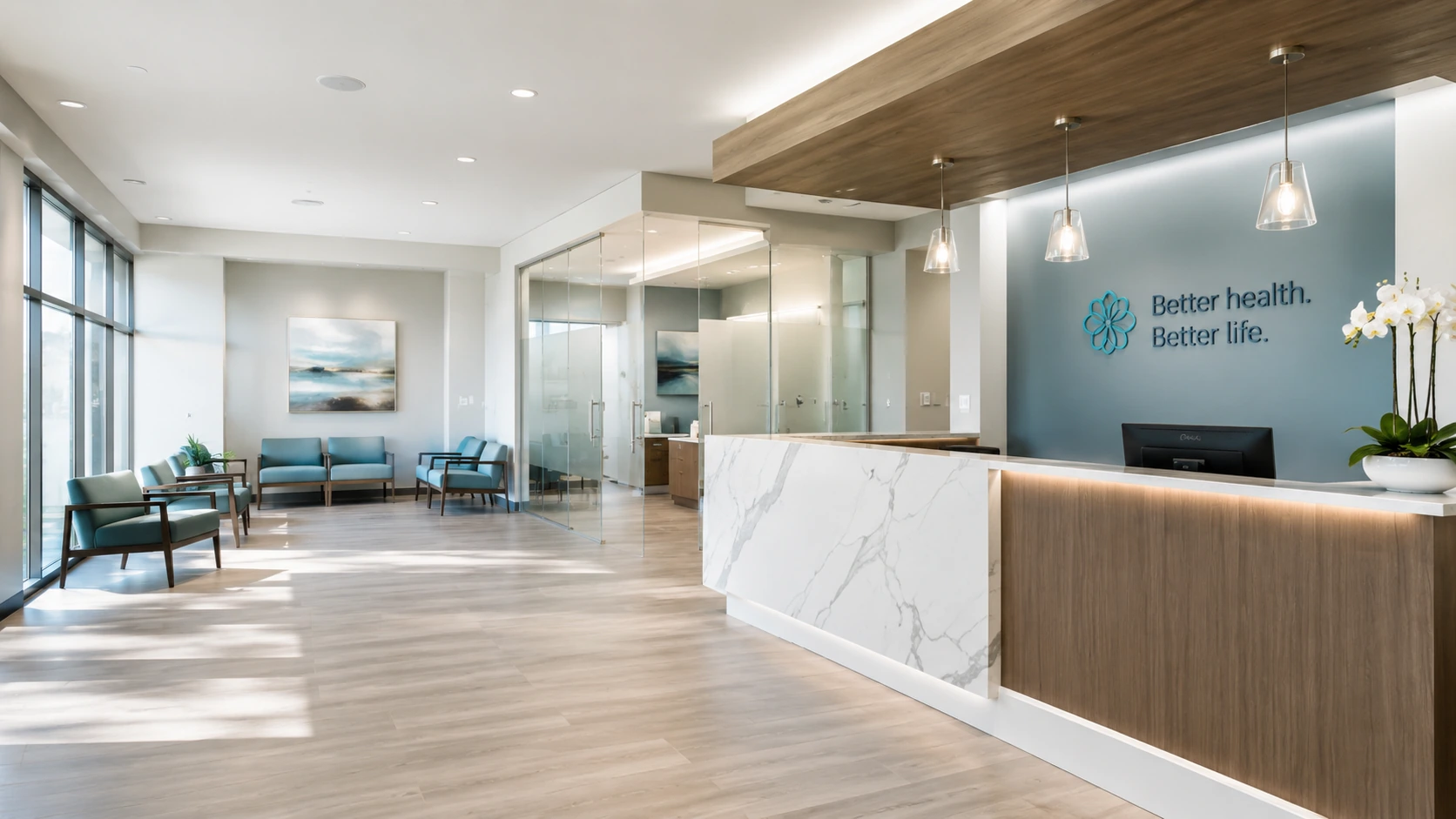 Modern clinic interior