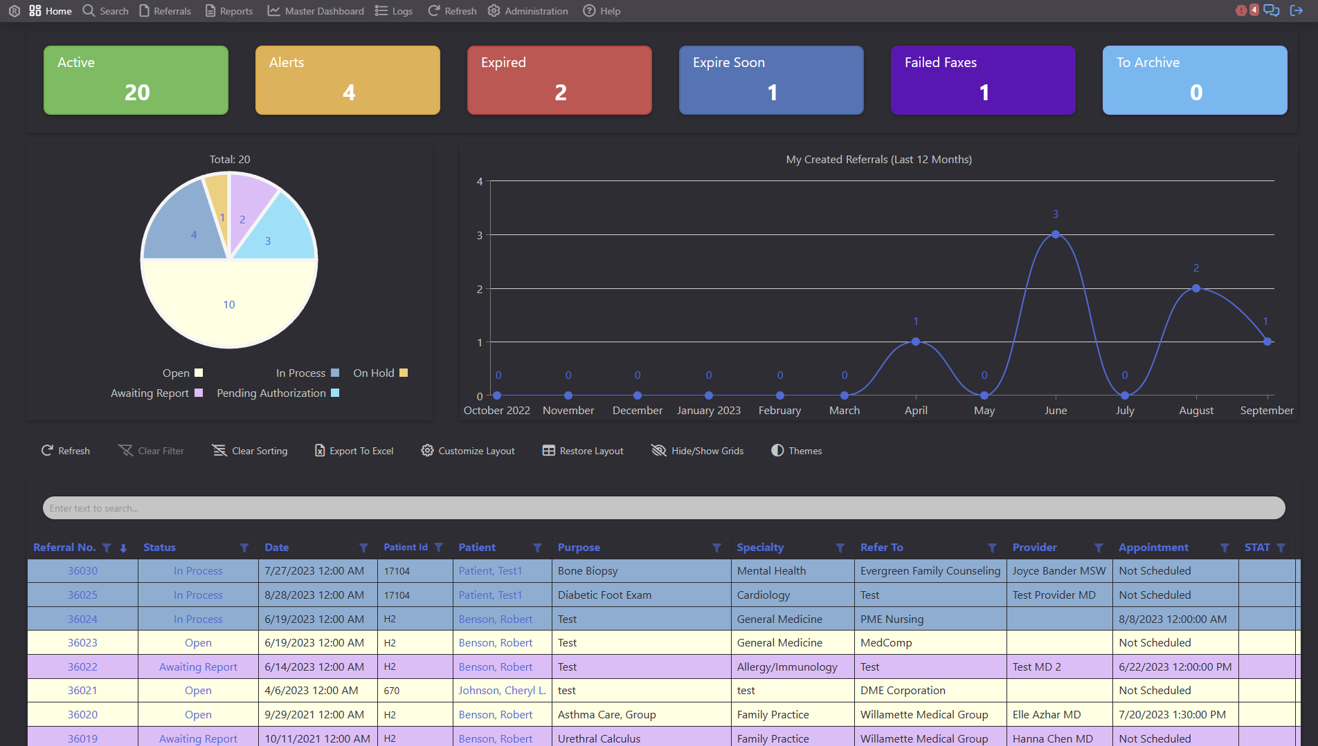 ReferralDashboardScreenshot 1