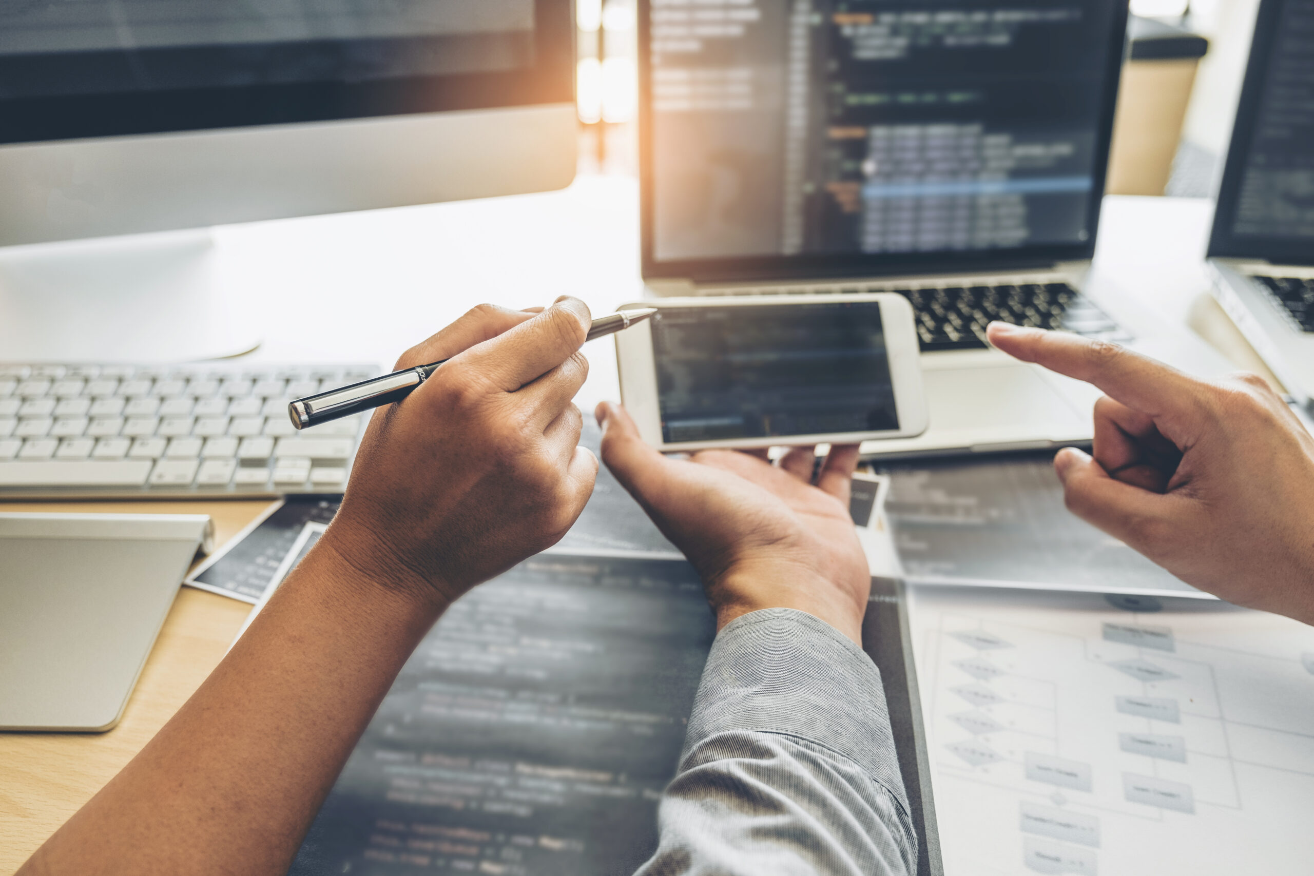 Developing programmer Team Development Website design and coding